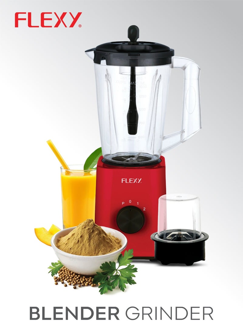 Flexy 650W 2-in-1 Mixer Grinder & Blender with 1750ml Large Jar and 50g Grinding Mill for Smooth Blending, Efficient Grinding, and Everyday Kitchen Use - Image 3